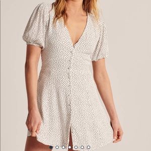 A&F puff sleeve dress